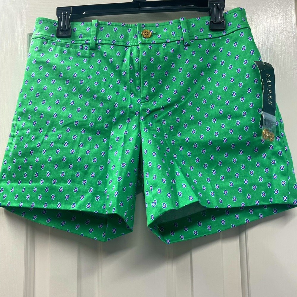 NWT Lauren Ralph Lauren Paisley Shorts